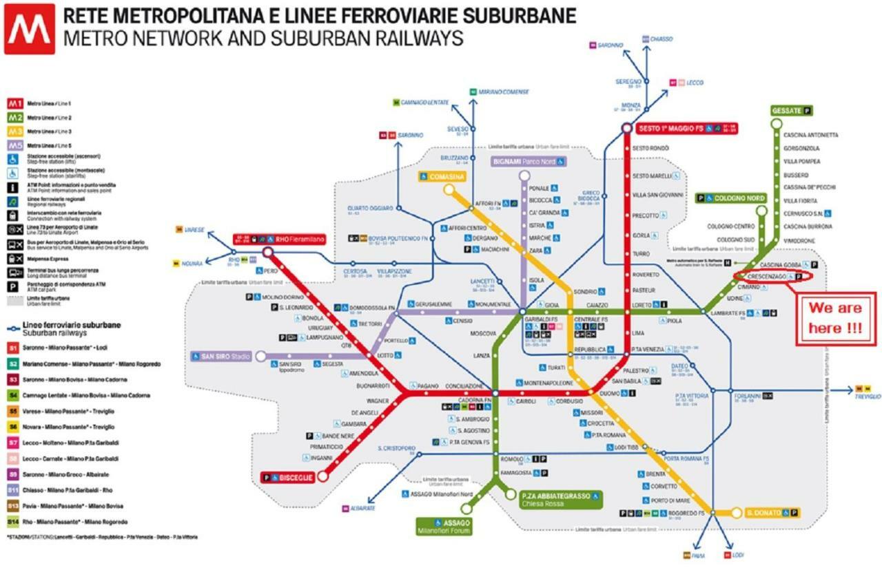 Appartamento Palmanova Vicino Alla Metropolitana Milano Exterior foto